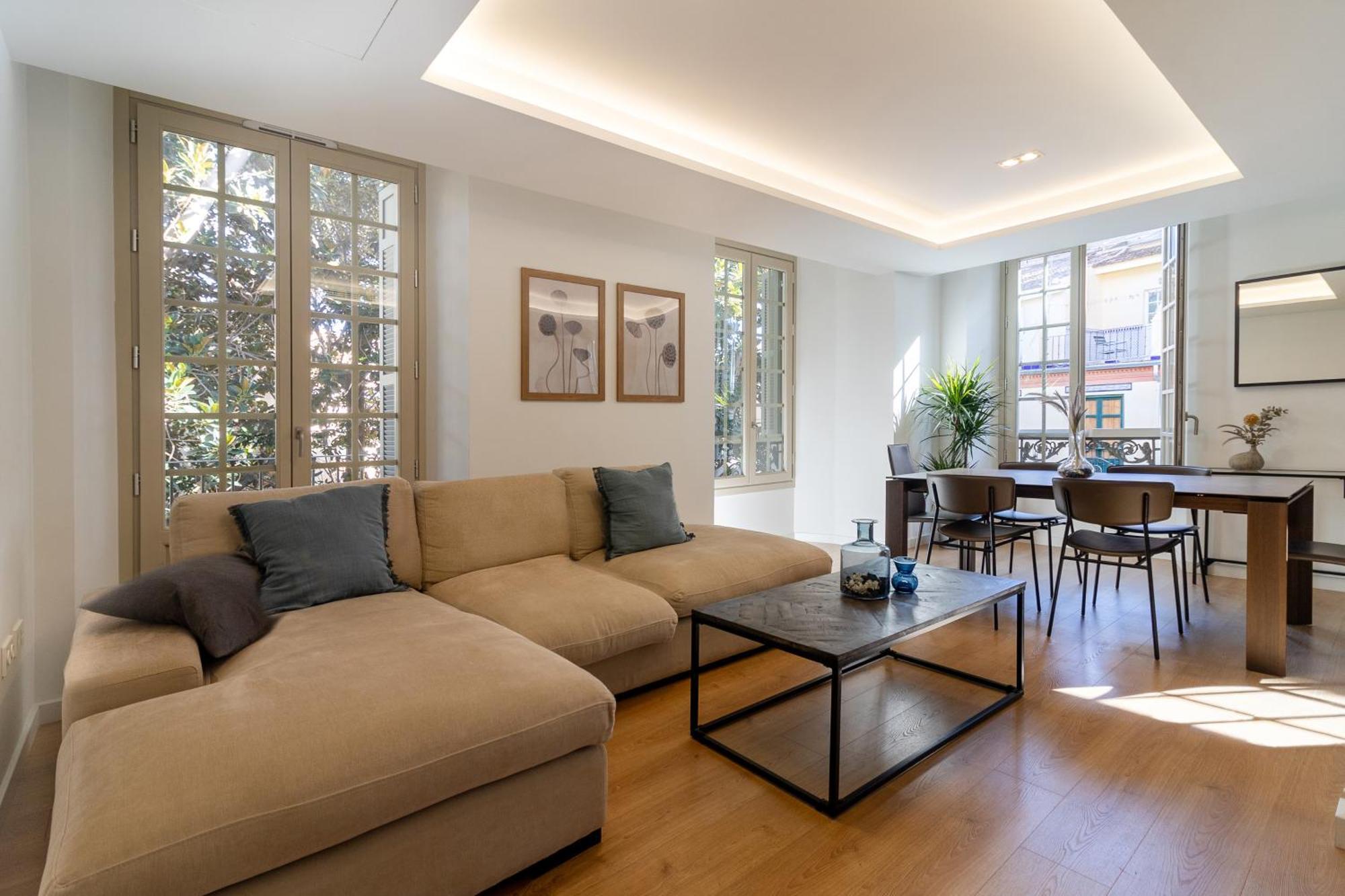 Nt Luxury Central Duplex With Terrace & Parking มาลากา ภายนอก รูปภาพ